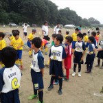 ちびっ子大会　vsMJ戦前